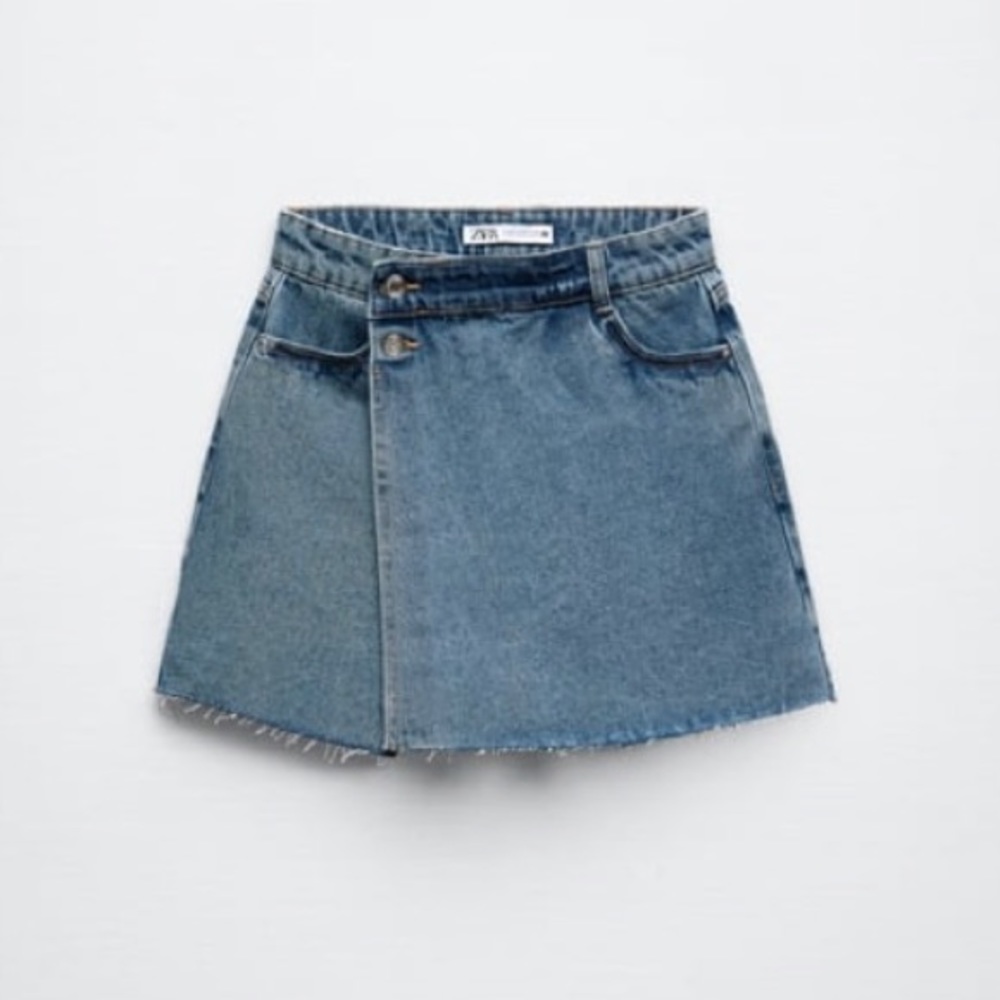 Zara || Denim Skort || XS